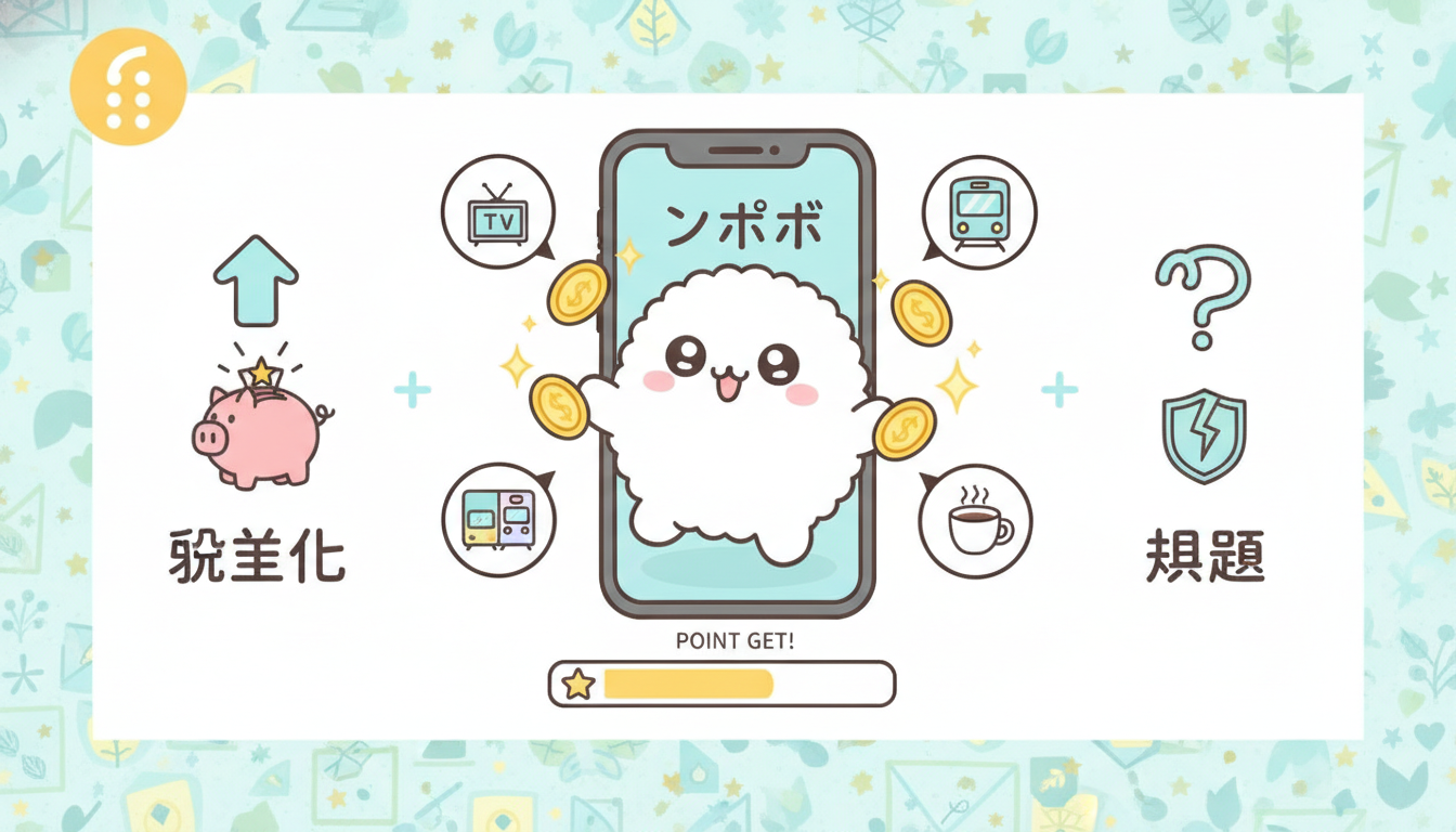 スマホの「ながら時間」を収益化:ンポポの実効性と潜在的な課題